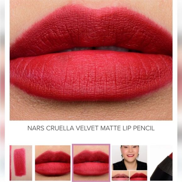 NARS Velvet Matte Lip Pencil shade Cruella Red Long Lasting-Discontinued - Picture 2 of 6